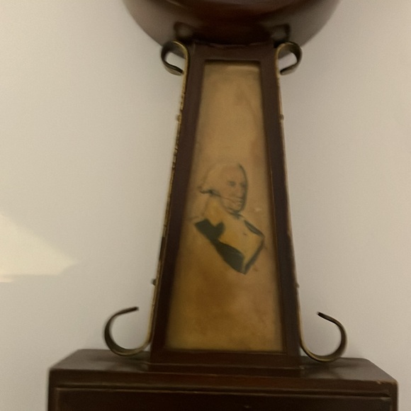 Vintage Clock The Burroughs Company — No. 51 Banjo Clock — Washington - Picture 3 of 9